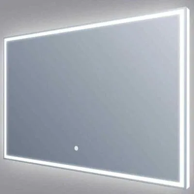 Luxe Rectangular LED Mirror with Demister Pad & On/Off Touch Sensor