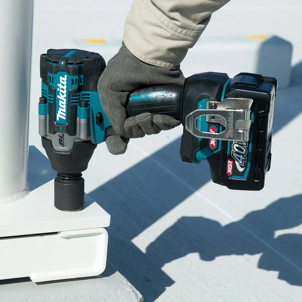 Makita TW007GM201 40V Max 4.0Ah 1/2" XGT Cordless Brushless Mid-Torque Impact Wrench Combo Kit