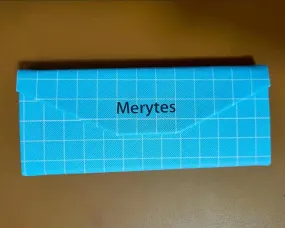 Merytes Glasses Case Hard Case, Portable Sunglass Case, Stylish PU Leather Glasses Case, Lightweight