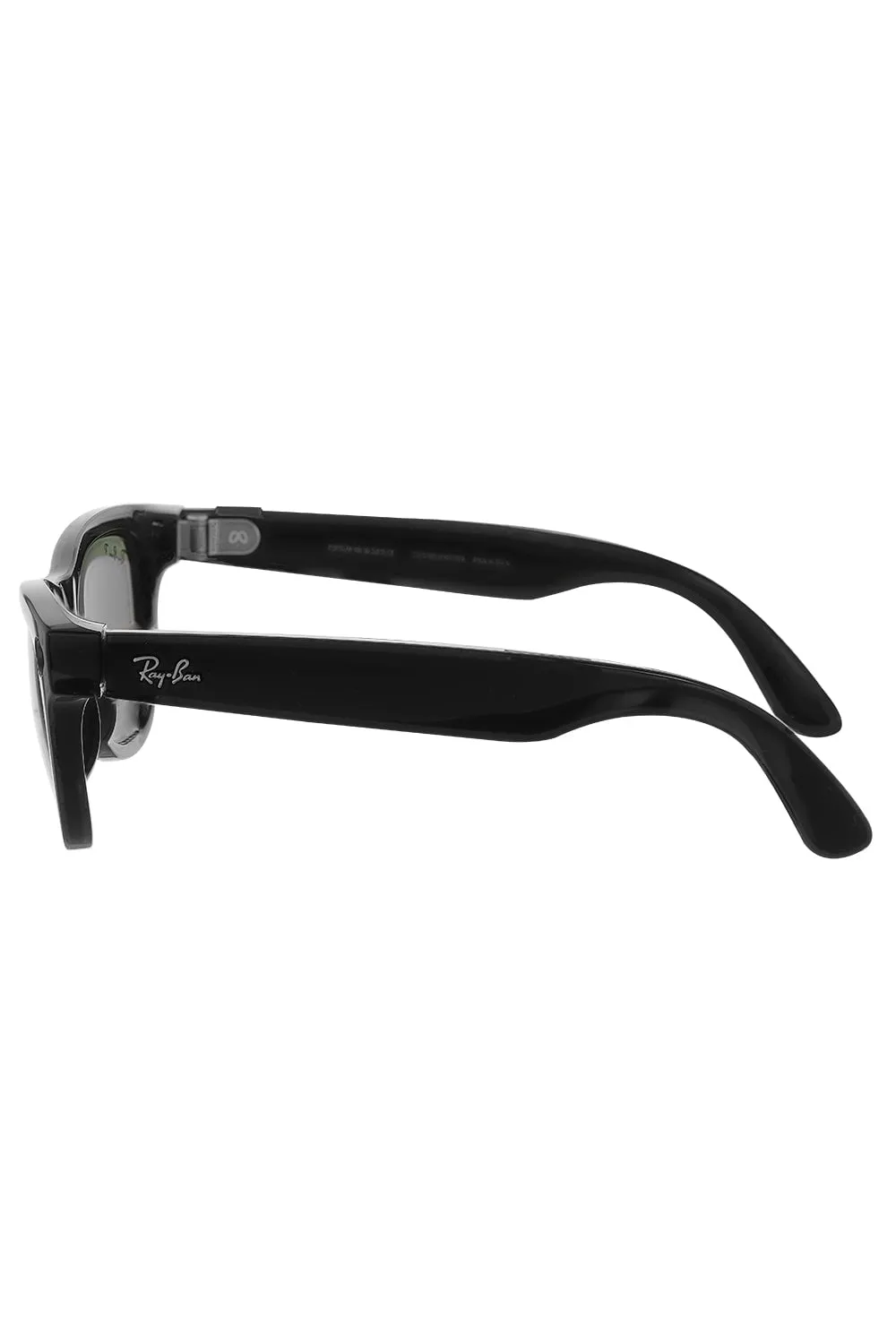 Meta Skyler Sunglasses - Shiny Black Green