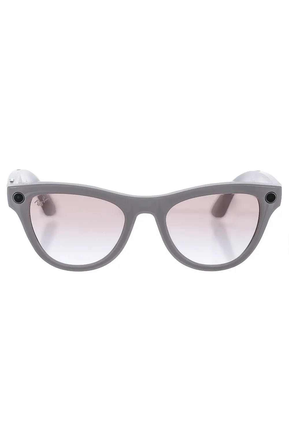 Meta Skyler Sunglasses - Shiny Gray Pink