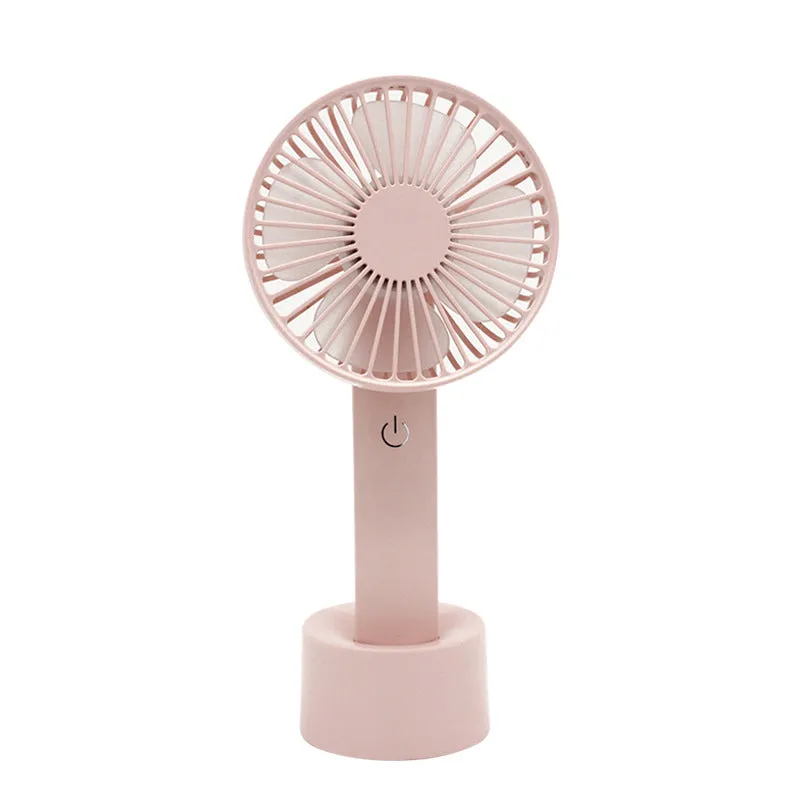 Mini Fan Hanging Neck Handheld Touch Charging Power Storage Portable USB