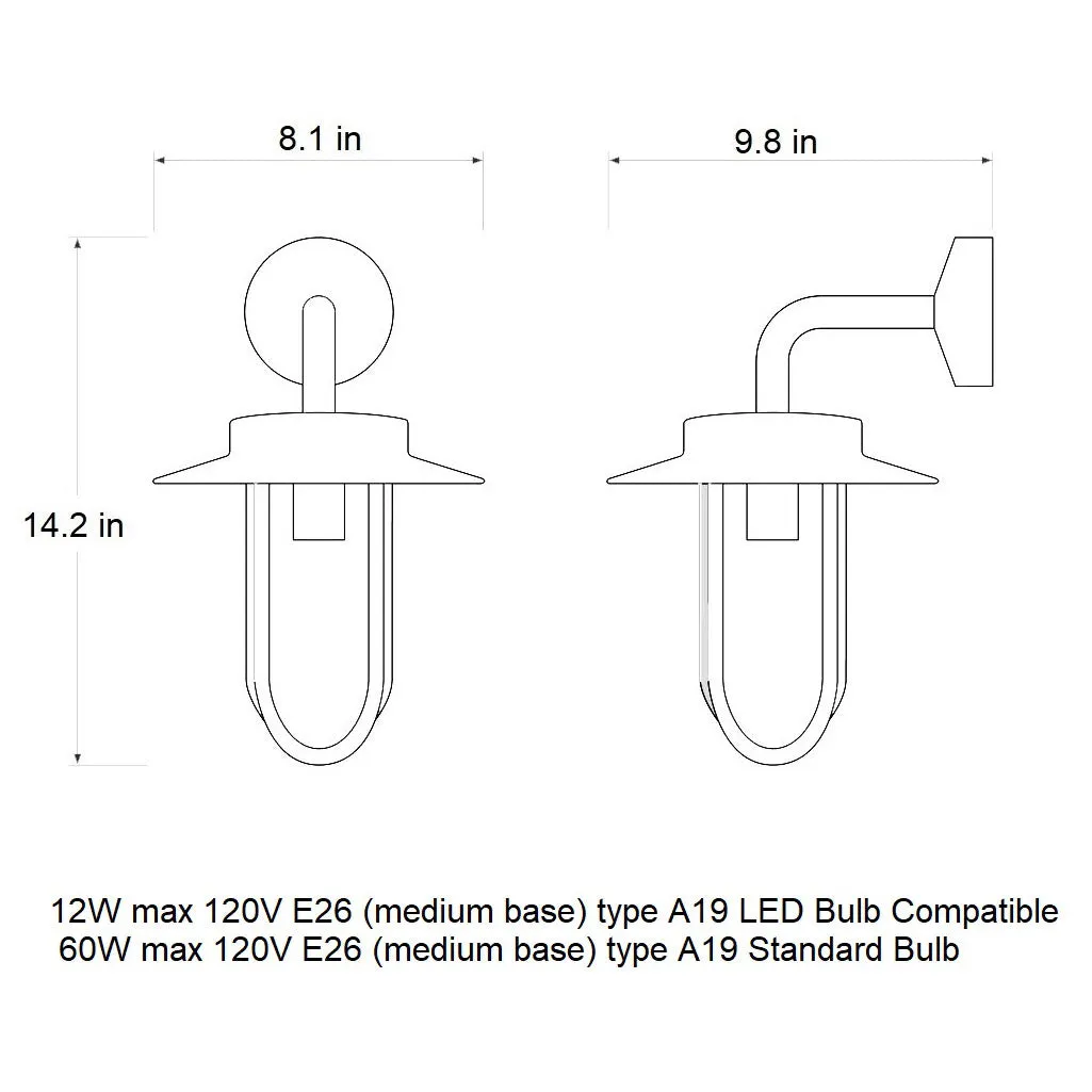 Montparnasse Outdoor Wall Sconce
