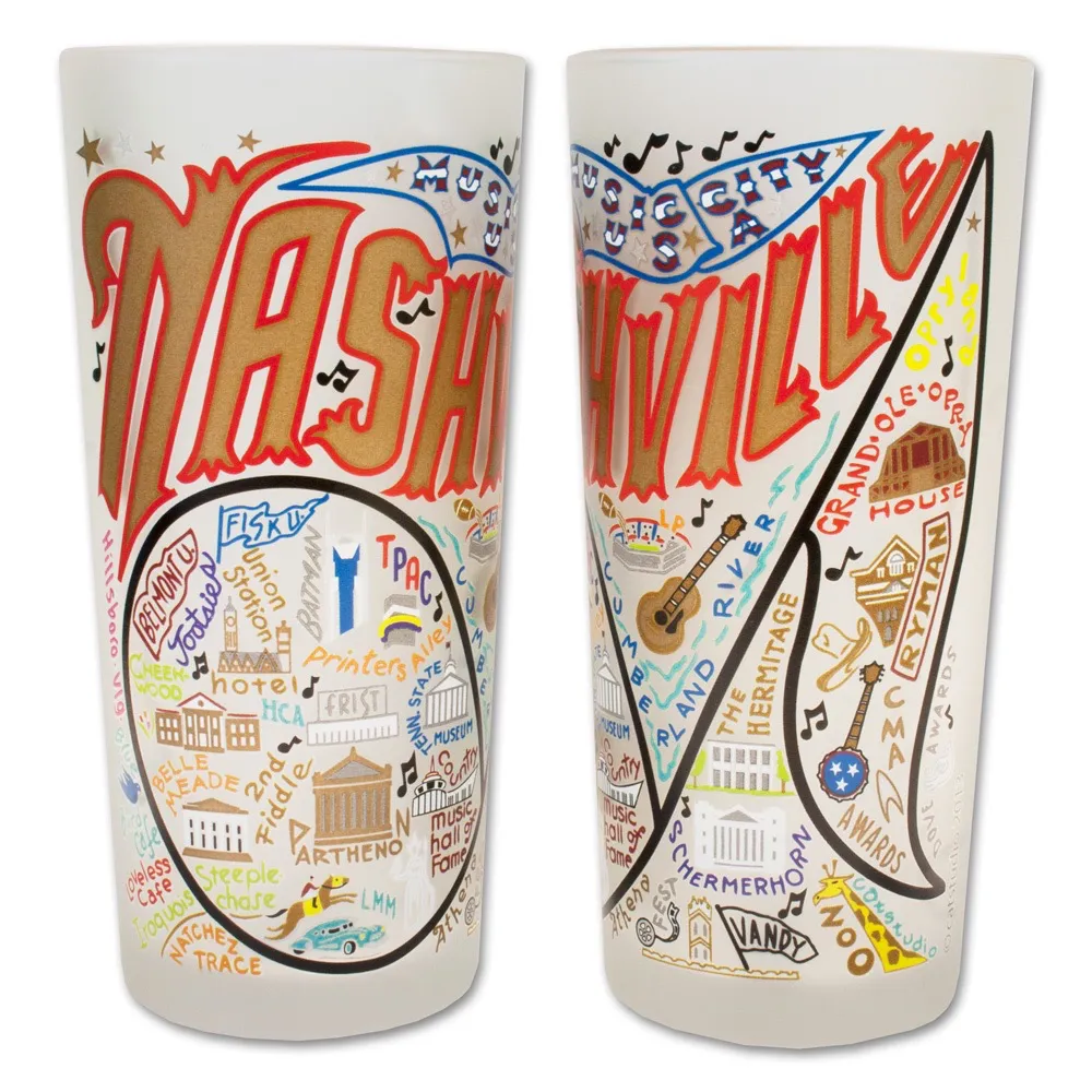 NASHVILLE GLASS BY CATSTUDIO