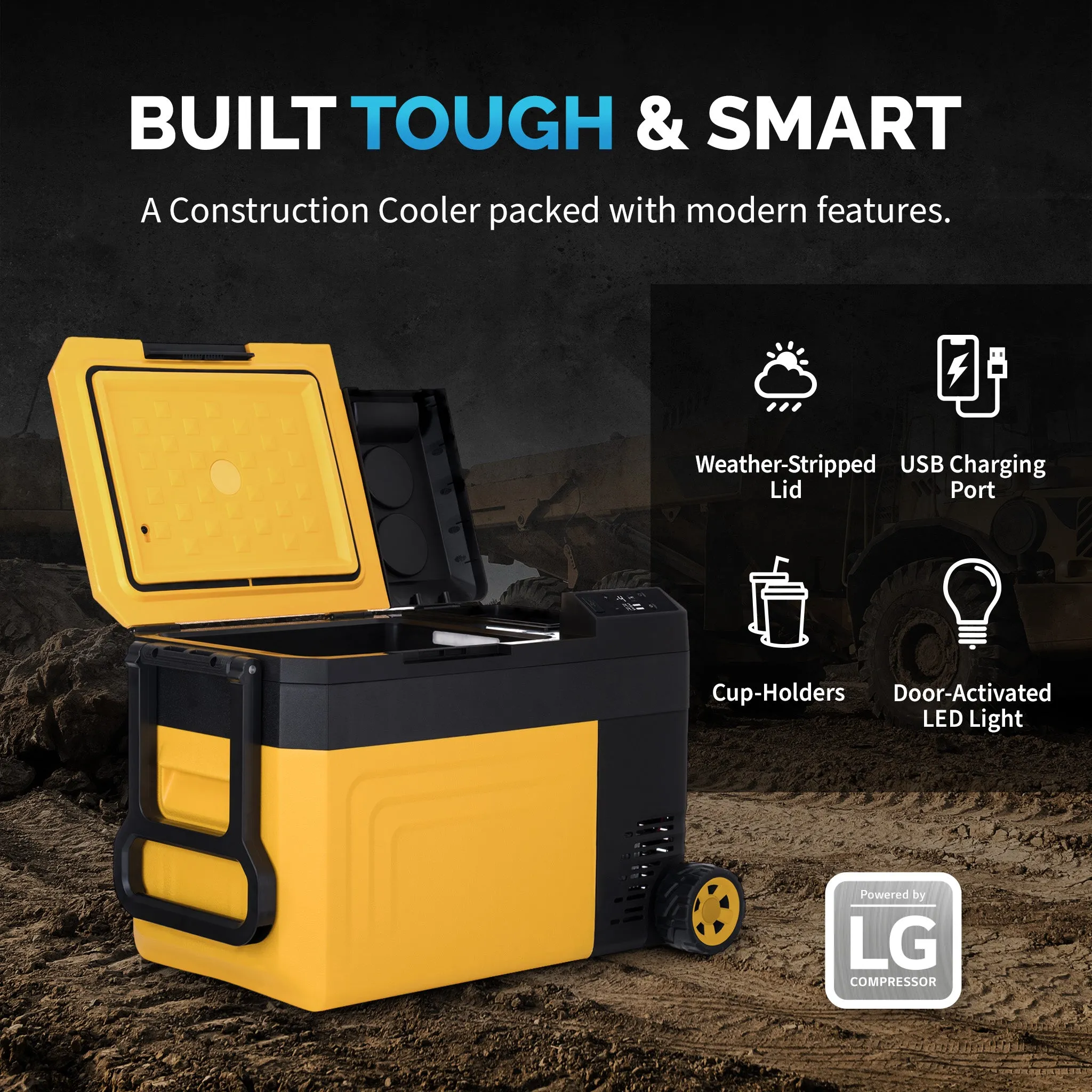 Newair® Jobsite Cooler, Battery Powered 18/20V - Compatible with Tool Batteries