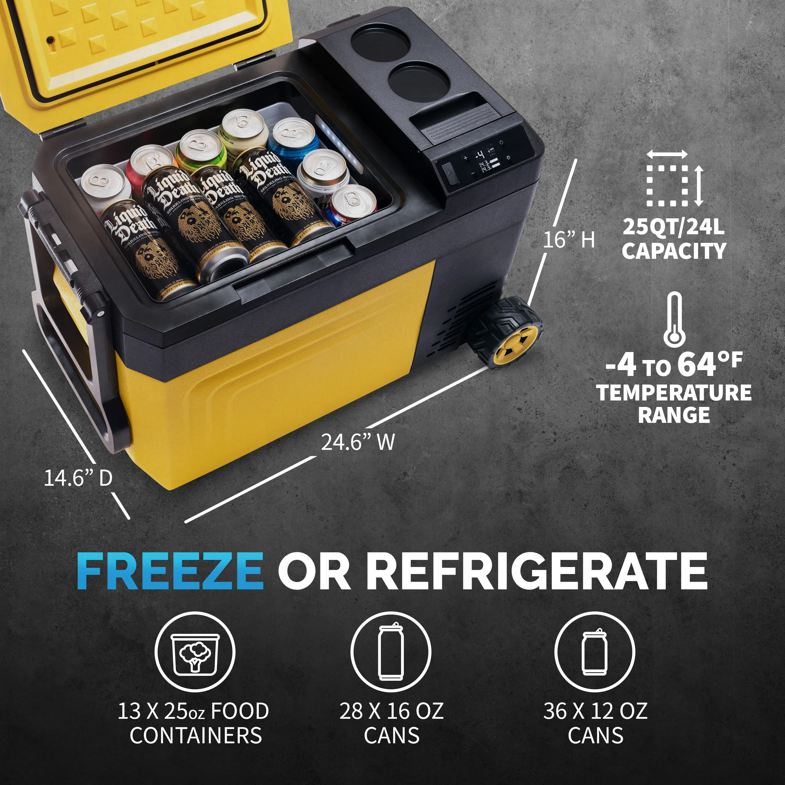 Newair® Jobsite Cooler, Battery Powered 18/20V - Compatible with Tool Batteries