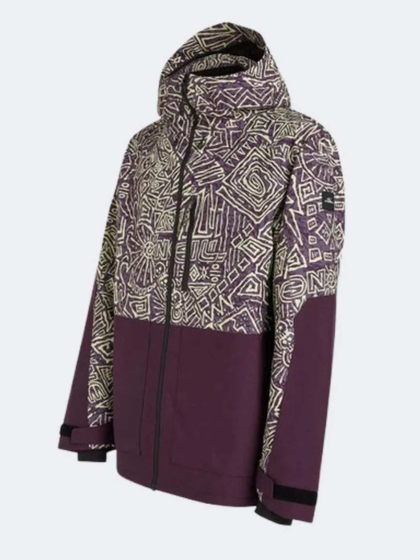 ONeill Originals Block Men Skiing Jacket Dark Purple Sketche