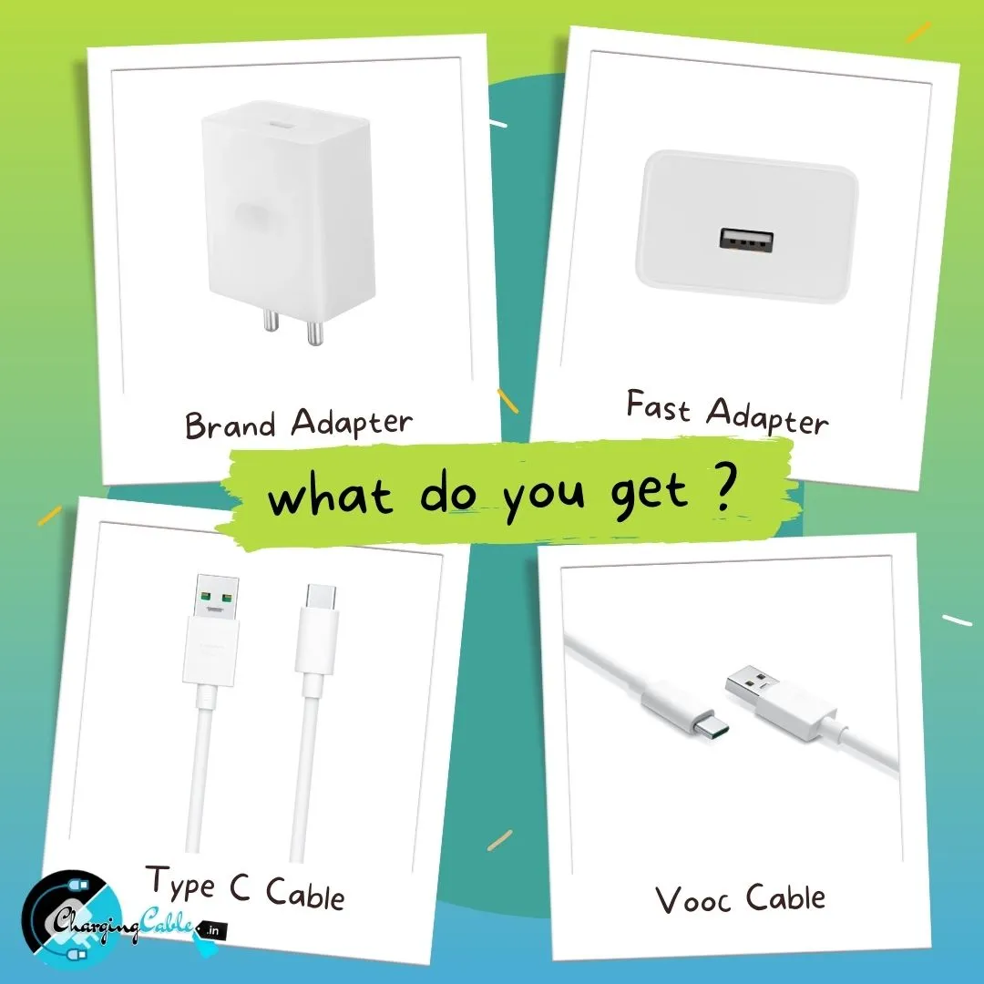 Oppo 15W Vooc Type C Charger (Adapter With Cable)