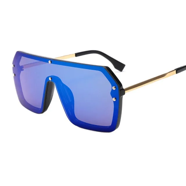 Oversized Shield Sunglasses