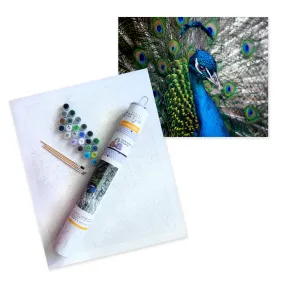 Polished Peacock by Violet Van Gogh
