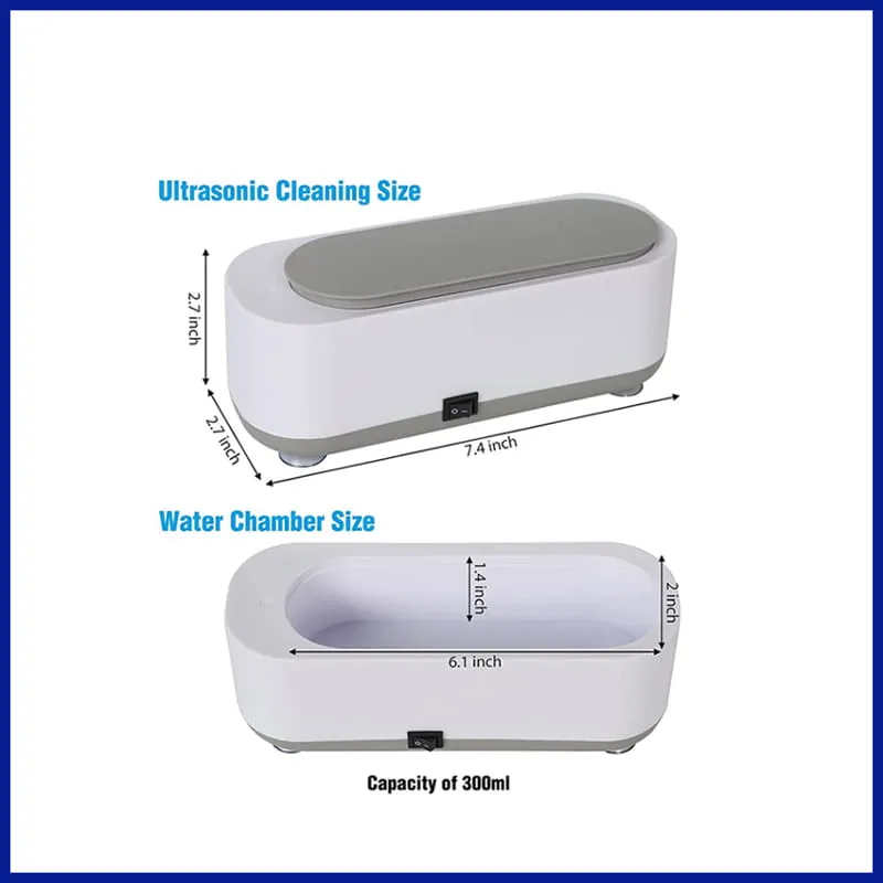 Portable Ultrasonic Cleaner: Jewelry, Watch, and Delicate Item Revival