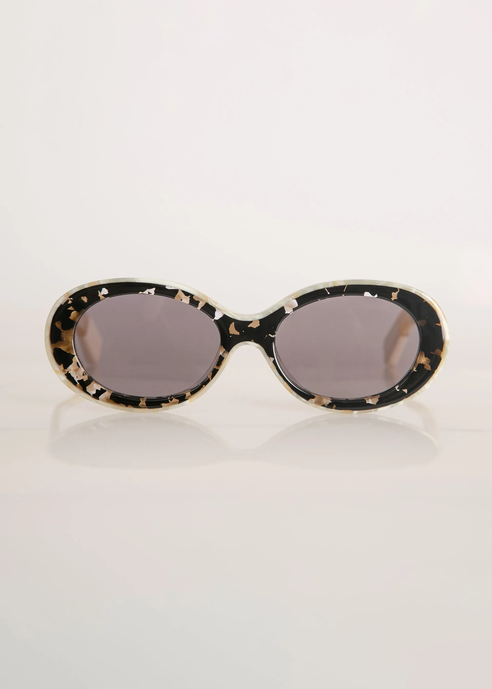 PORTIA SUNGLASSES / BLACK CONFETTI