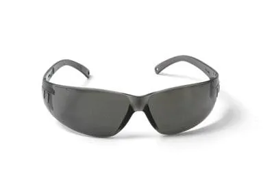 Radnor Classic Series Safety Glasses With Gray Frame And Gray Polycarbonate Anti-Fog Anti-Scratch Lens