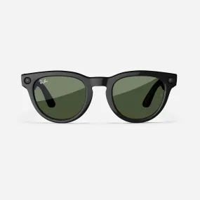 Ray-Ban Meta Headliner - (F) Shiny Black - (L) Green Polarised - (Standard)