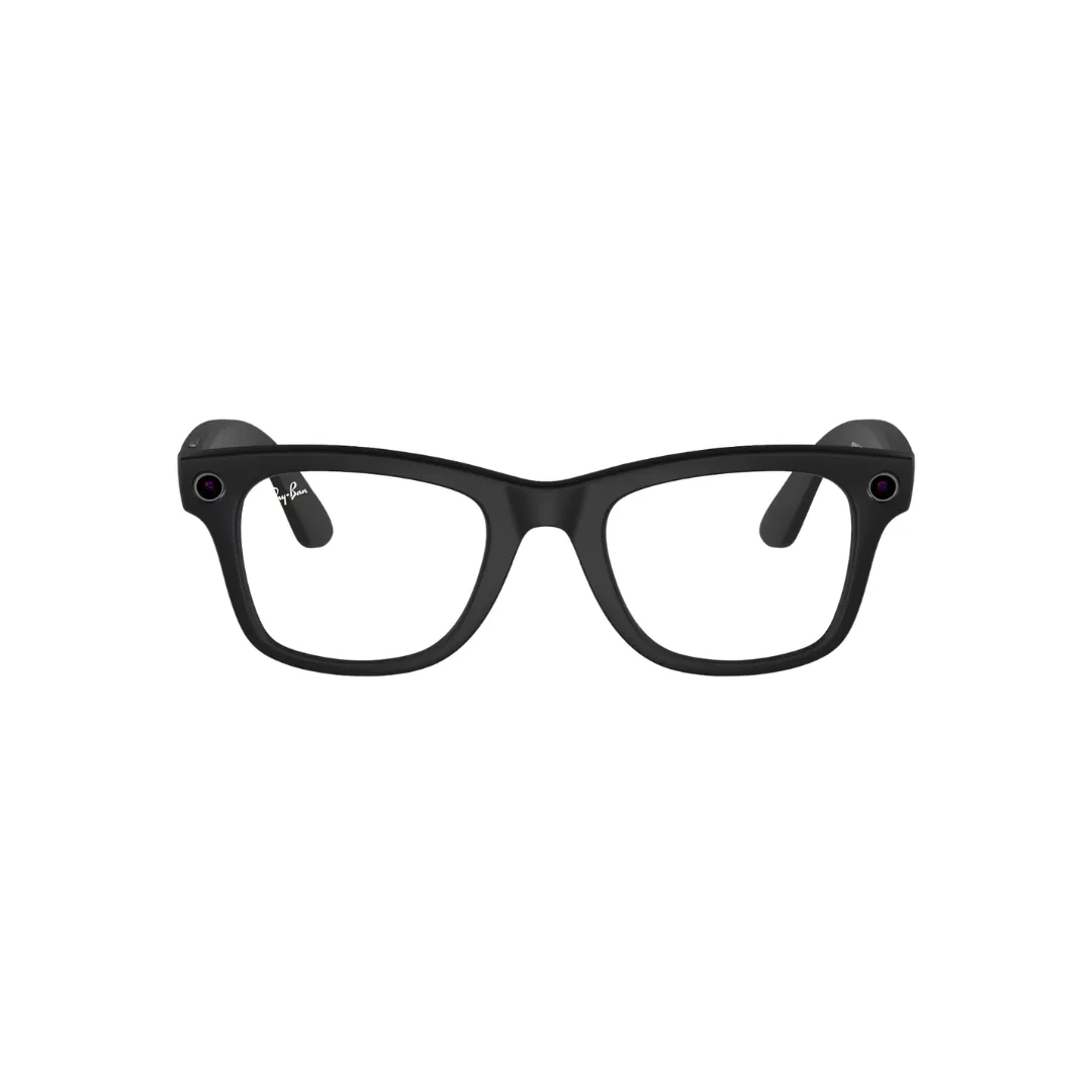 Ray-Ban Meta Wayfarer - (F) Matte Black - (L) Clear to Graphite Green Transitions - (Standard)