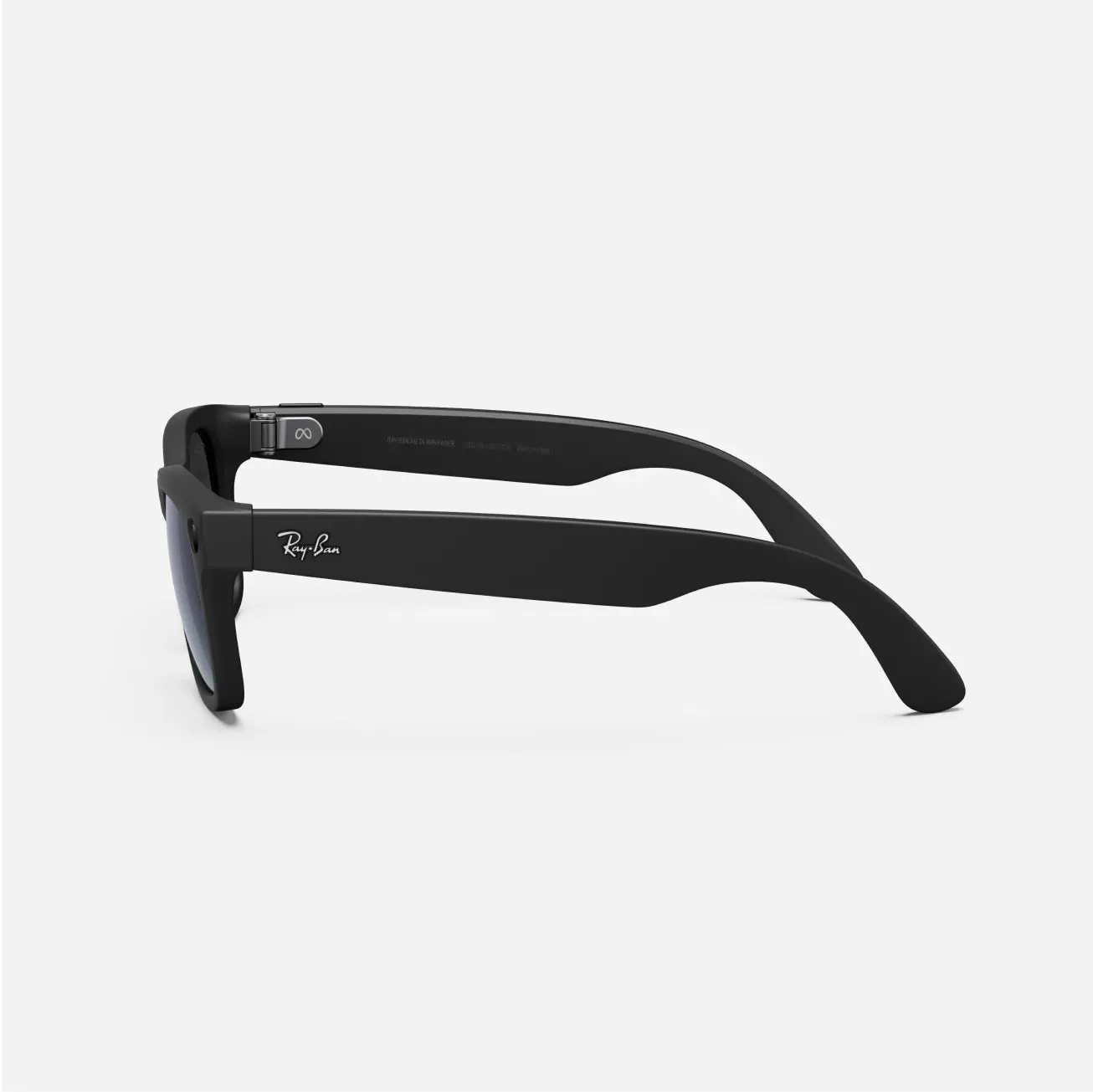 Ray-Ban Meta Wayfarer - (F) Matte Black - (L) Gradient Graphite Polarised - (Standard)