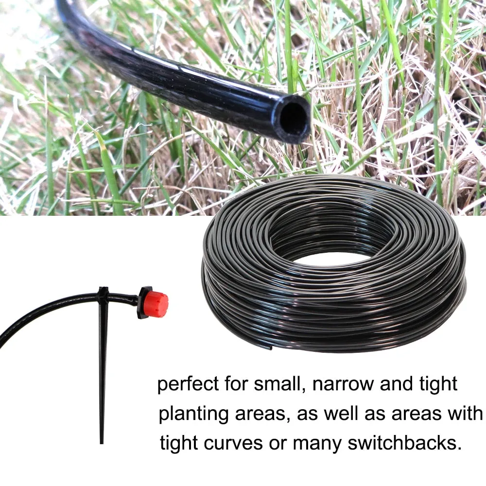 RBCFHl 5-100m 4/7mm PVC Garden Watering Hose  Micro Irrigation Pipe Drip Irriation Tubing Sprikler for Lawn Balcony Greenhouse