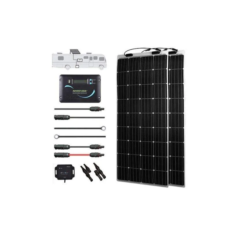Renogy 200 Watt Flexible Solar Panel RV Kit | Complete Kit