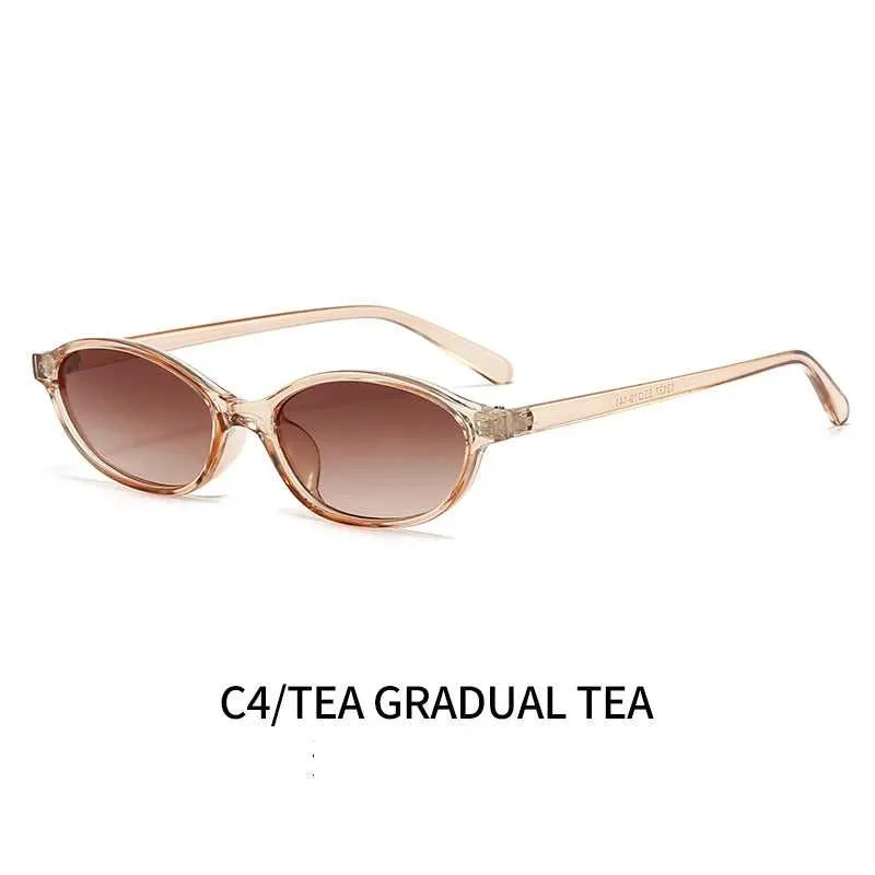 Retro Oval Frame Sunglasses
