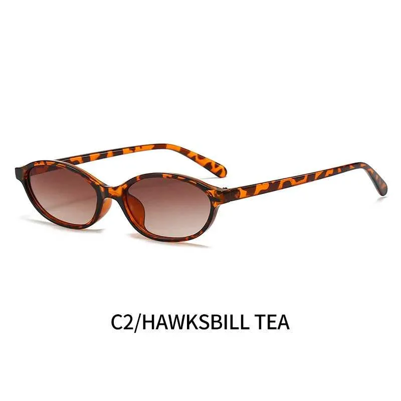 Retro Oval Frame Sunglasses