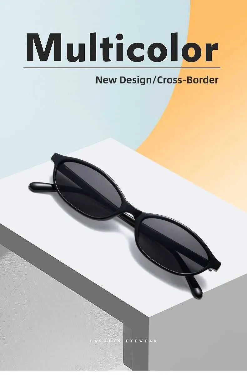 Retro Oval Frame Sunglasses