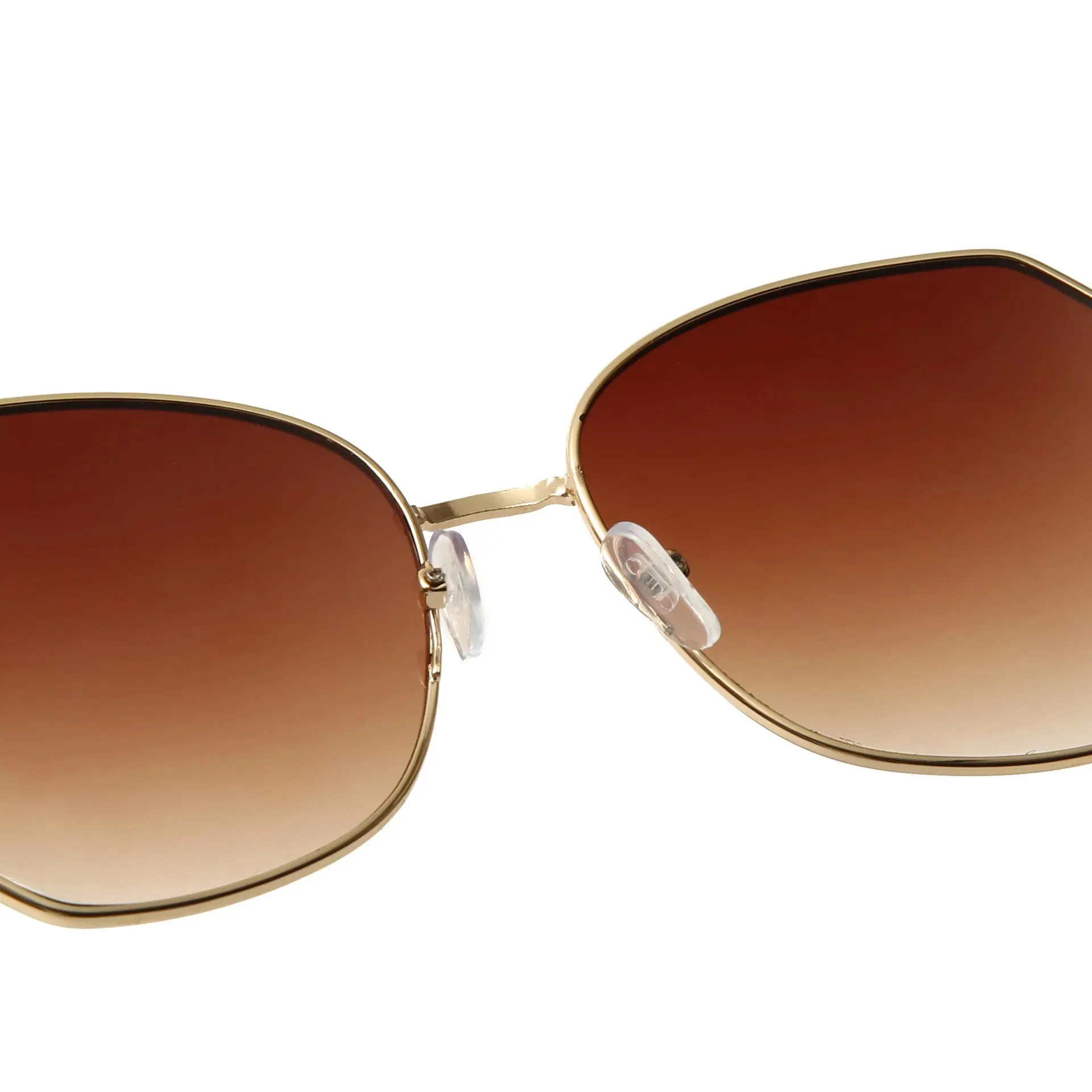 Rimless Alloy Aviation Pilot Sunglasses for Women 2023 Brand Gradient Sun Glasses Female Metal Oval Shades Black Brown очки