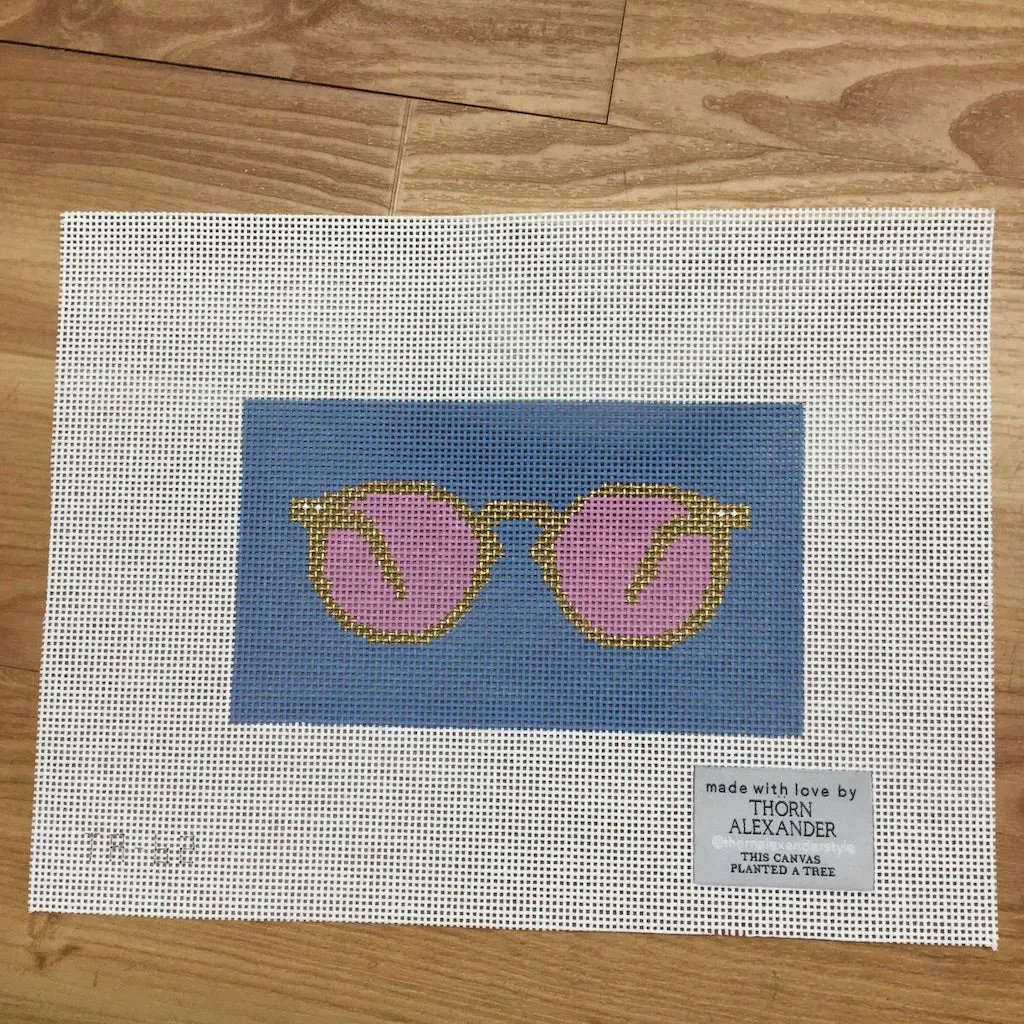 Rosé Colored Glasses Canvas