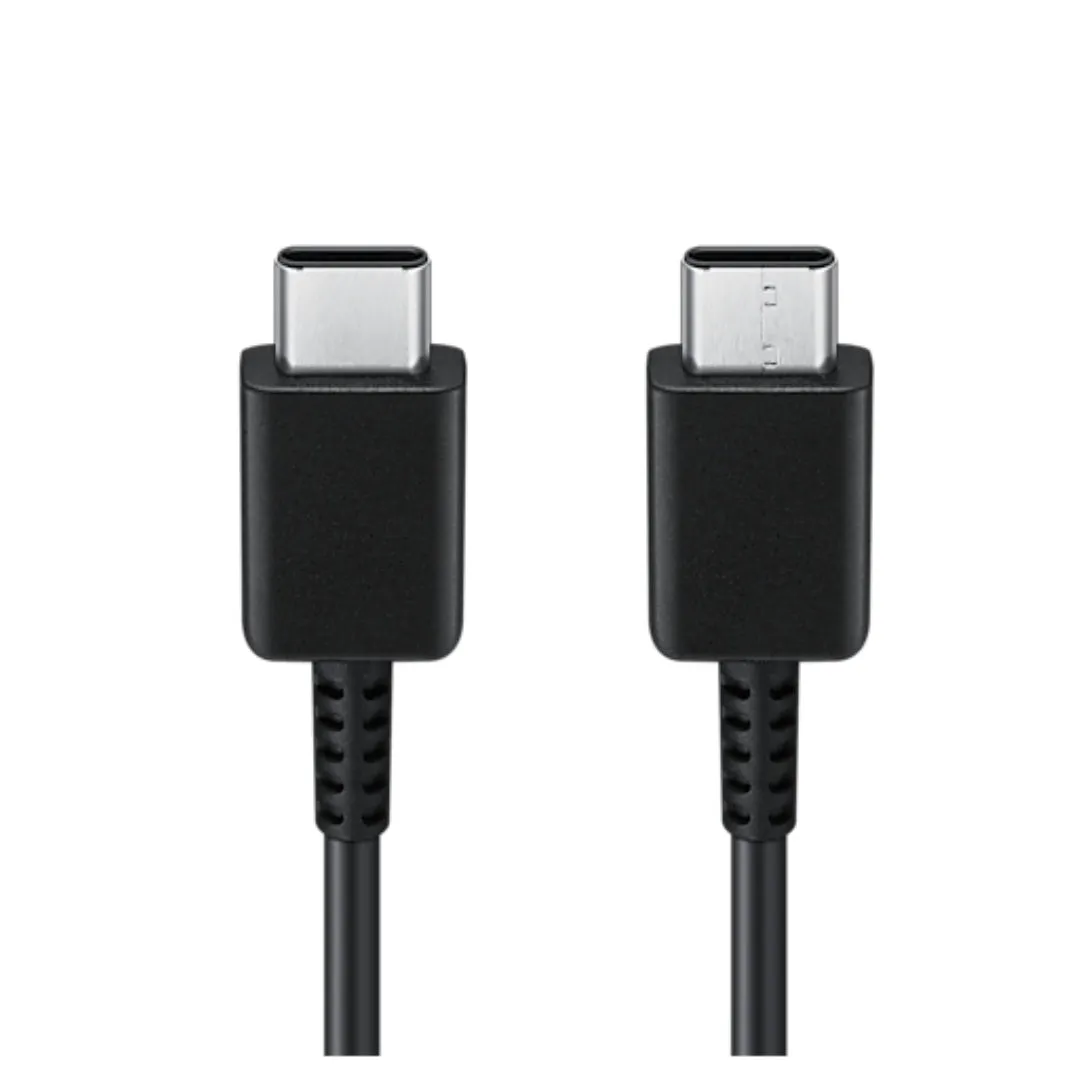 Samsung A52 25W Type C-Type-C Adaptive Fast Mobile Charger With Cable Black