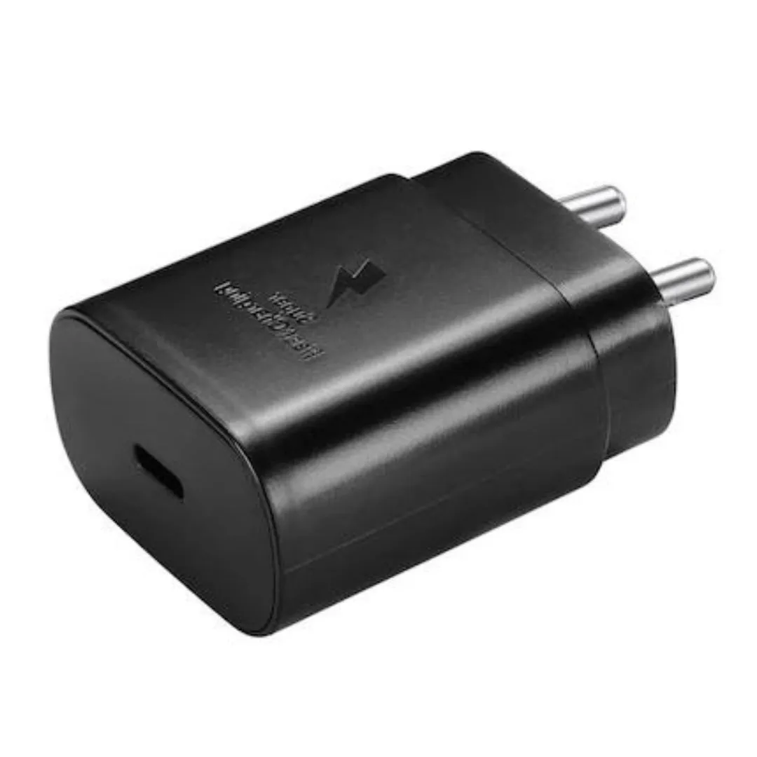 Samsung A52s 5G 25W Charger With Type C-C Cable Black