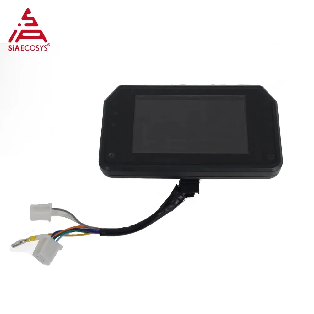 SIAECOSYS Adjustable TFT T15 with CAN-BUS Communication Speedometer for Electric Scooter Optional Instrument LCD Display