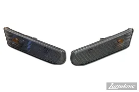 Side marker light set, clear or gray - Porsche 911 type 996, Boxster type 986