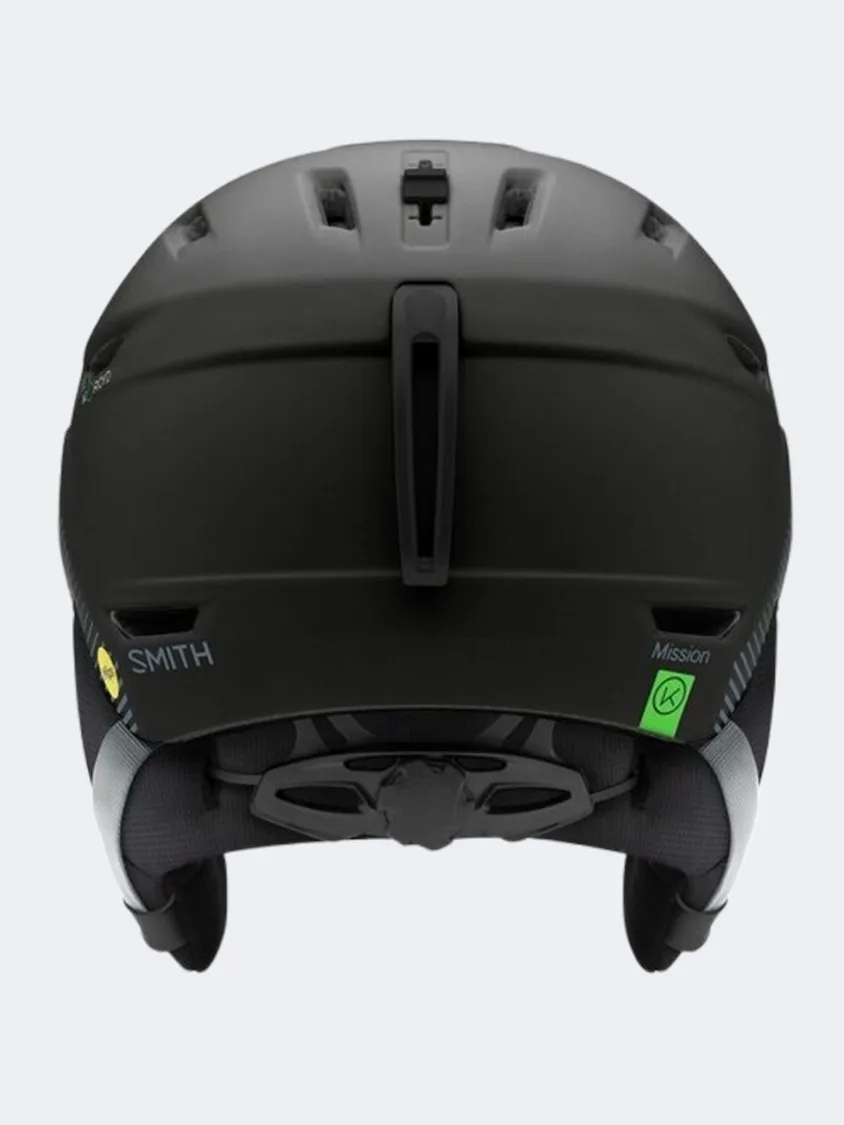 Smith Mission Mips Unisex Skiing Protection Matte Black Stripes