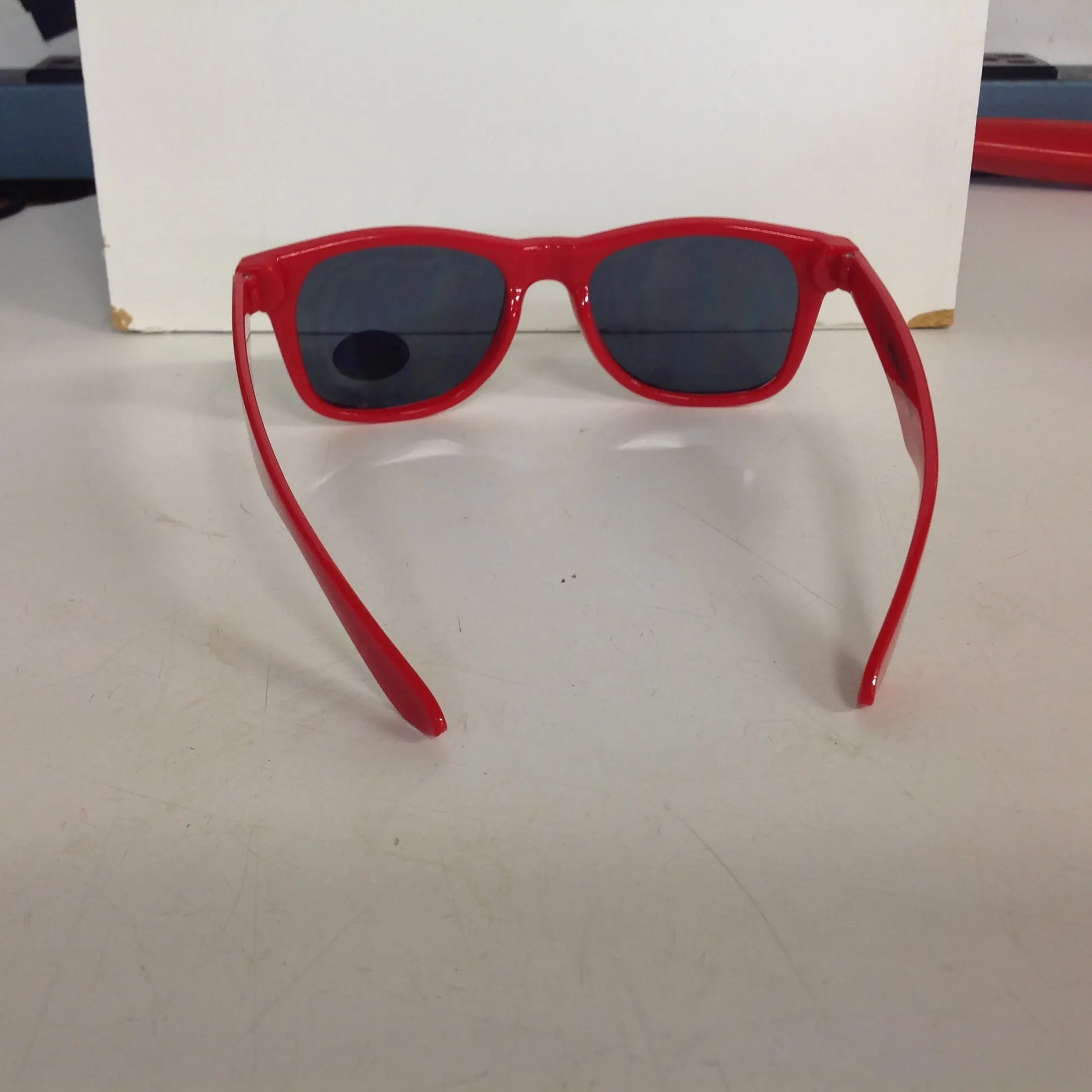 Souvenir Authentic Black Velvet Cinnamon Rush Hot Red Sunglasses