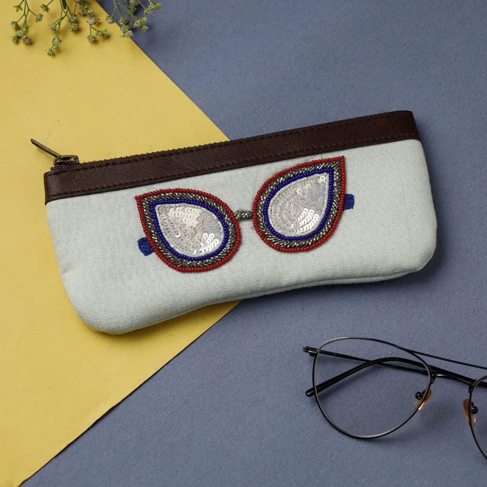 Teekhi Nazre - Handcrafted Beadwork Cotton Spectacle Case