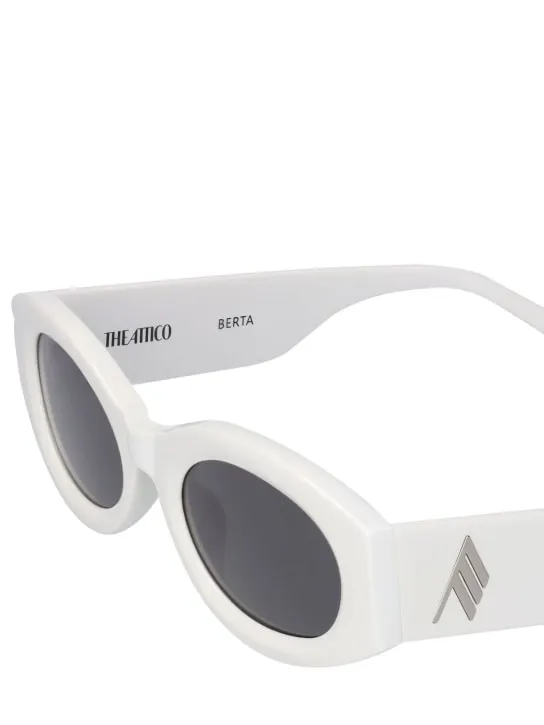 The Attico   Berta oval acetate sunglasses 