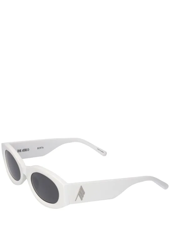 The Attico   Berta oval acetate sunglasses 