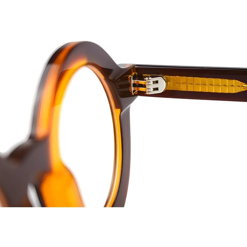 Thick Handmade Acetate 44mm Round Eyeglasses A23103