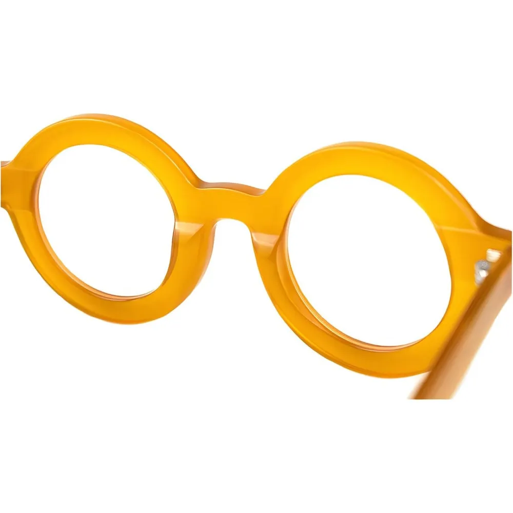 Thick Handmade Acetate 44mm Round Eyeglasses A23103