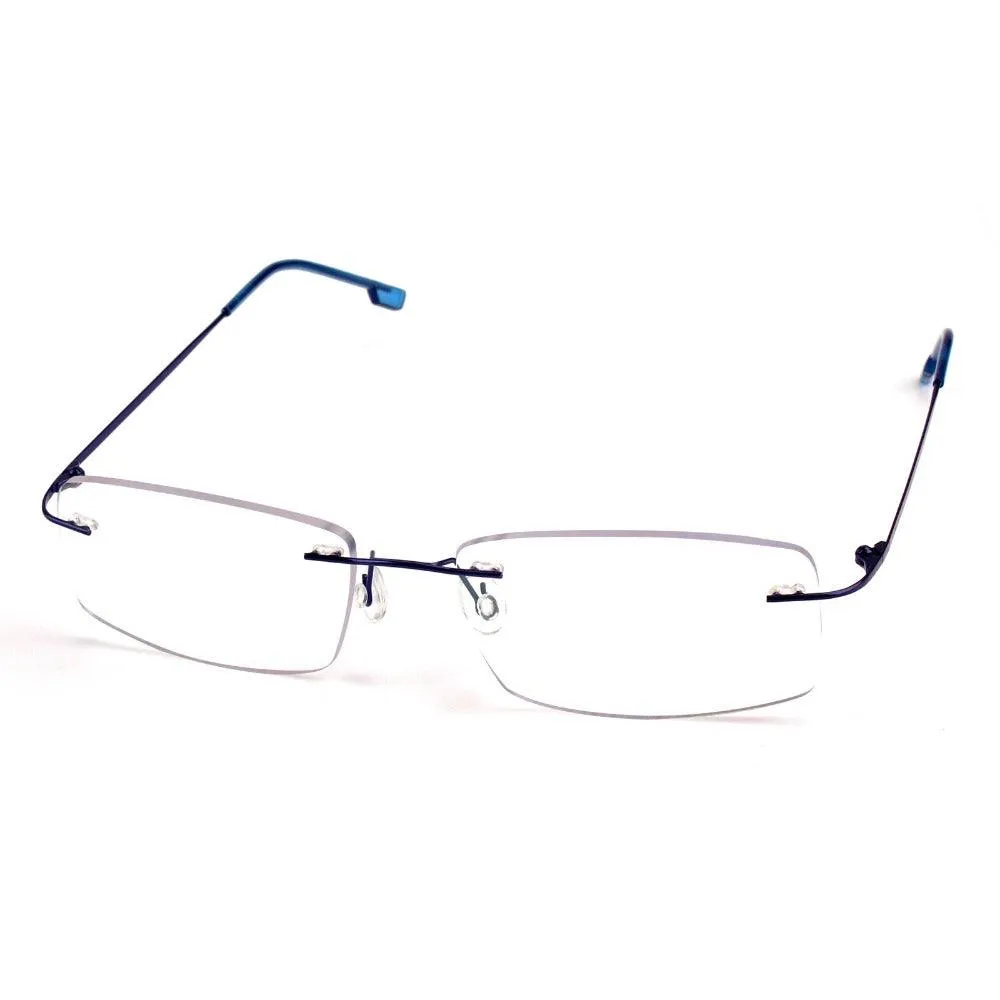 Titanium Alloy Rimless Flexible Hinged Eyeglasses A305