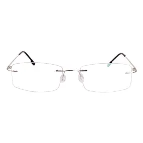 Titanium Alloy Rimless Flexible Hinged Eyeglasses A305