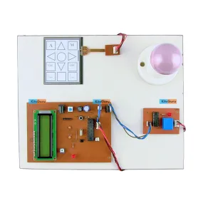 Touch screen based temperature monitoring and controlling with set limit.