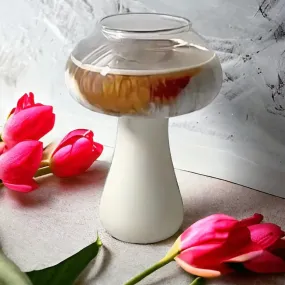 Trending Clear Mushroom Cocktail Glass