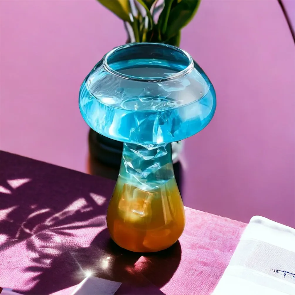 Trending Clear Mushroom Cocktail Glass