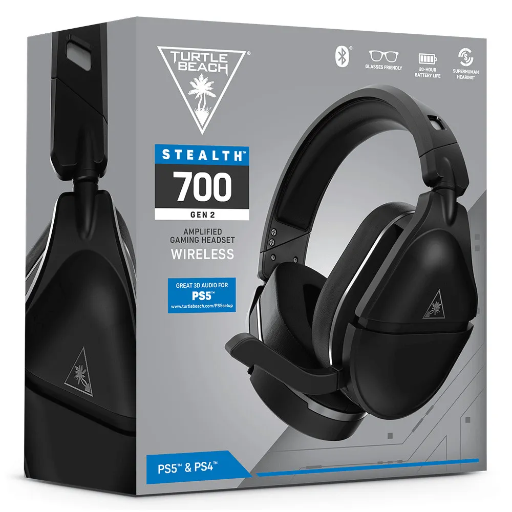 Turtle Beach Stealth 700 Gen 2 Wireless Headset Headphones Microphone PS4 PS5