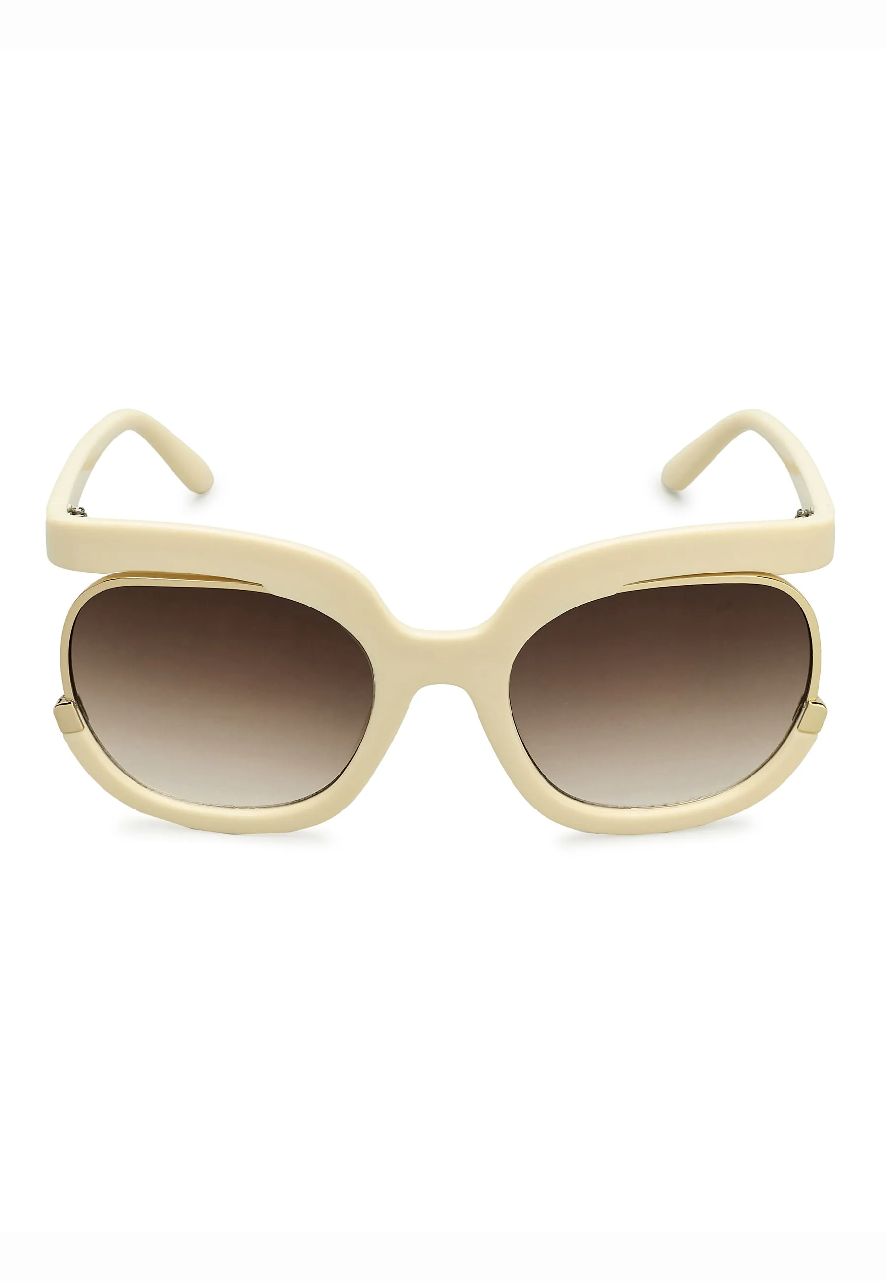 Veraine Cream Sunglasses