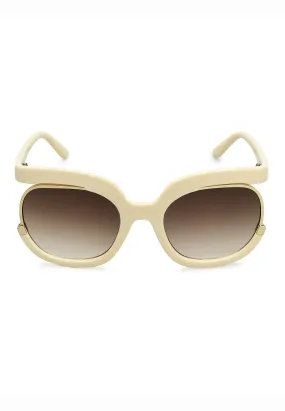 Veraine Cream Sunglasses