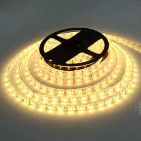 Warm White LED Strip 12V IP65 Waterproof 60LED/m 5 metre Full Kit
