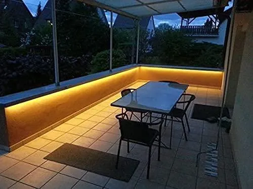 Warm White LED Strip 12V IP65 Waterproof 60LED/m 5 metre Full Kit