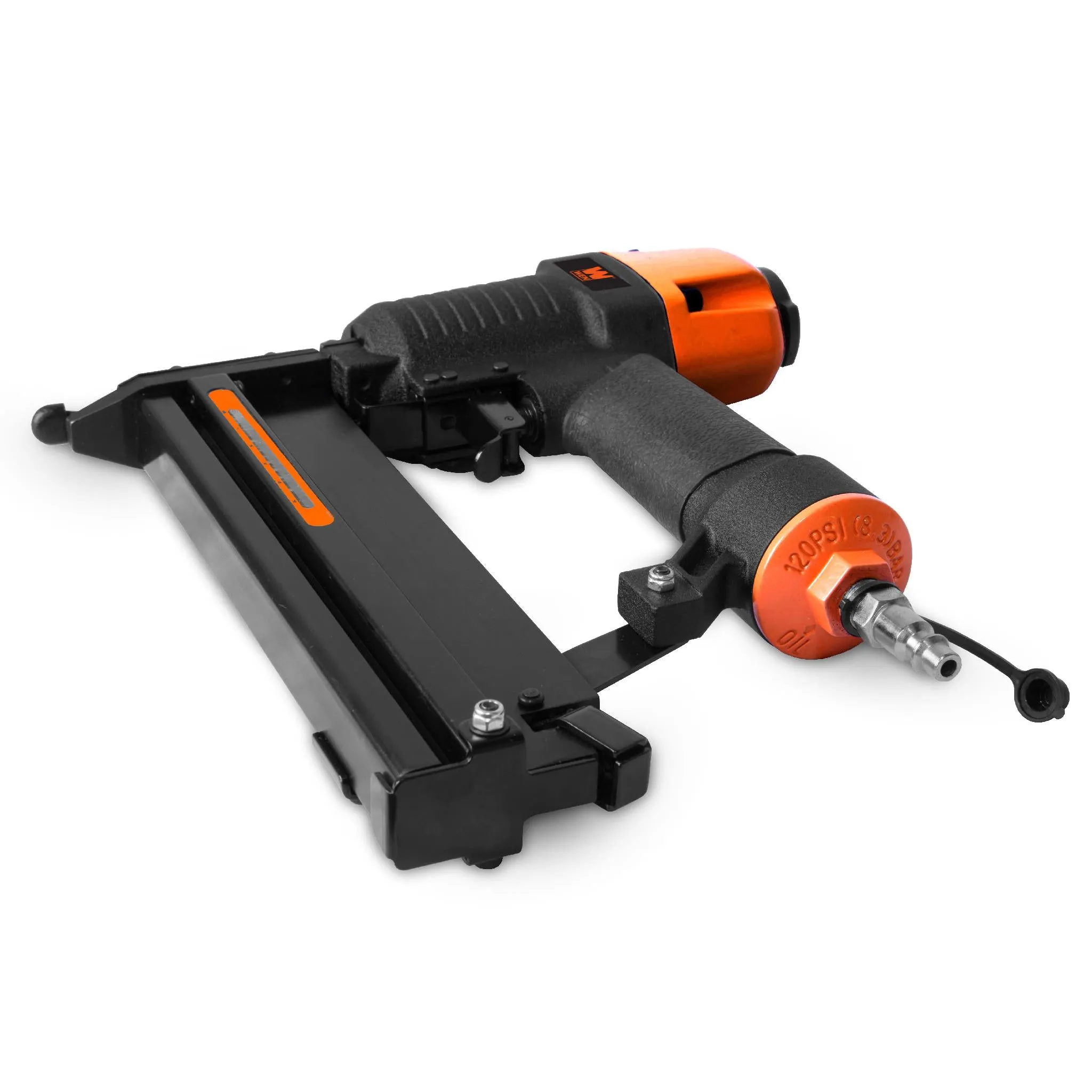 WEN 61718 18-Gauge 2-Inch 2-in-1 Pneumatic Brad Nailer and Stapler with Carrying Case and Safety Glasses