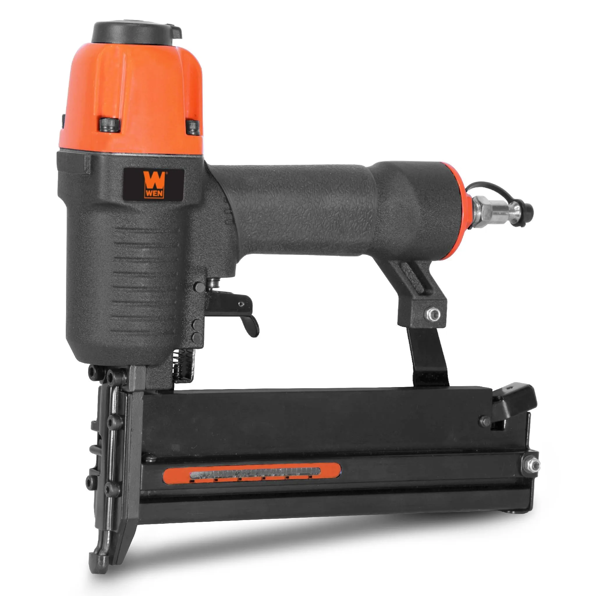 WEN 61718 18-Gauge 2-Inch 2-in-1 Pneumatic Brad Nailer and Stapler with Carrying Case and Safety Glasses